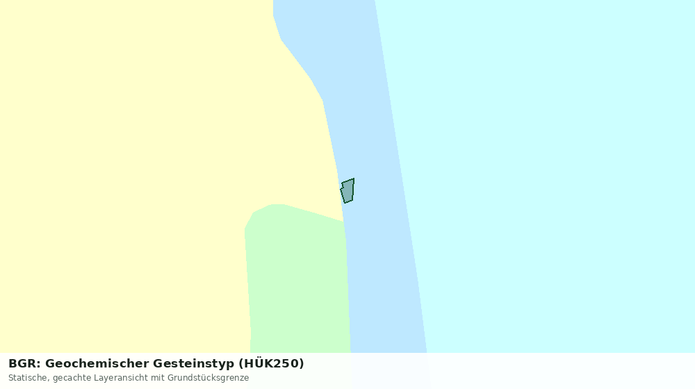 Statische Kartenansicht: BGR: Geochemischer Gesteinstyp (HÜK250)