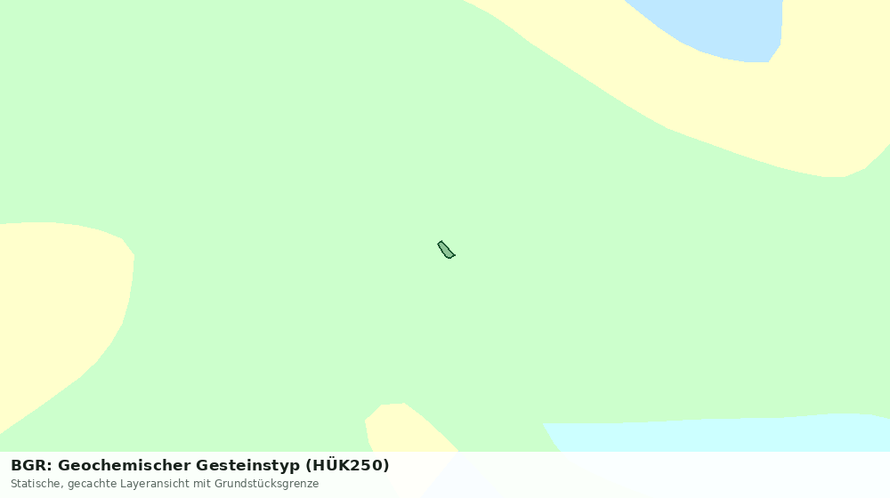 Statische Kartenansicht: BGR: Geochemischer Gesteinstyp (HÜK250)