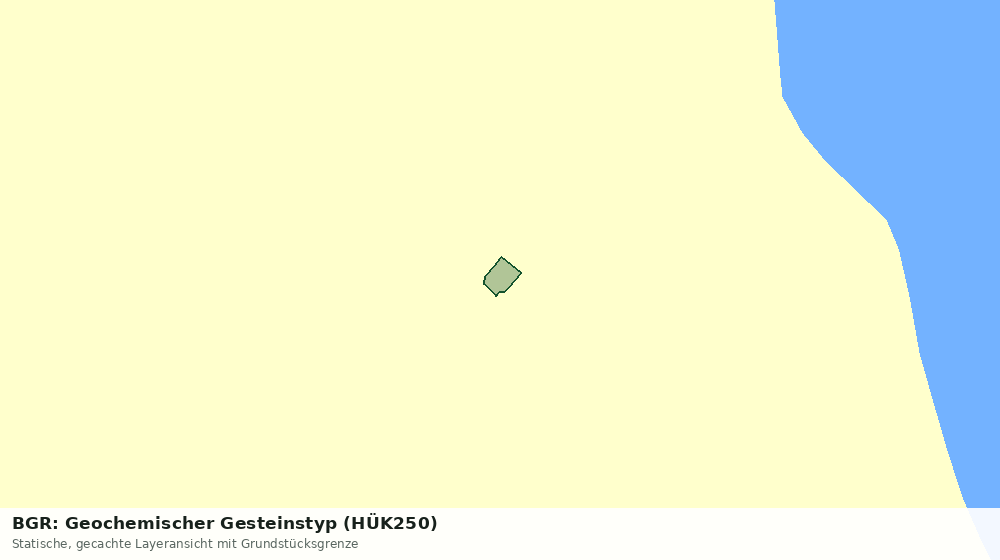 Statische Kartenansicht: BGR: Geochemischer Gesteinstyp (HÜK250)