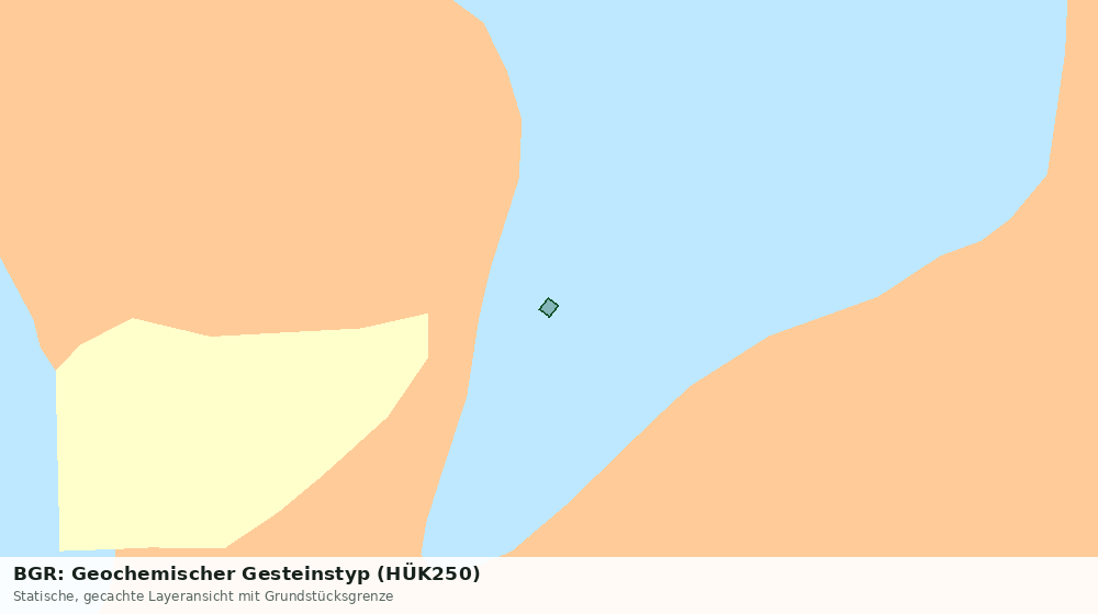 Statische Kartenansicht: BGR: Geochemischer Gesteinstyp (HÜK250)