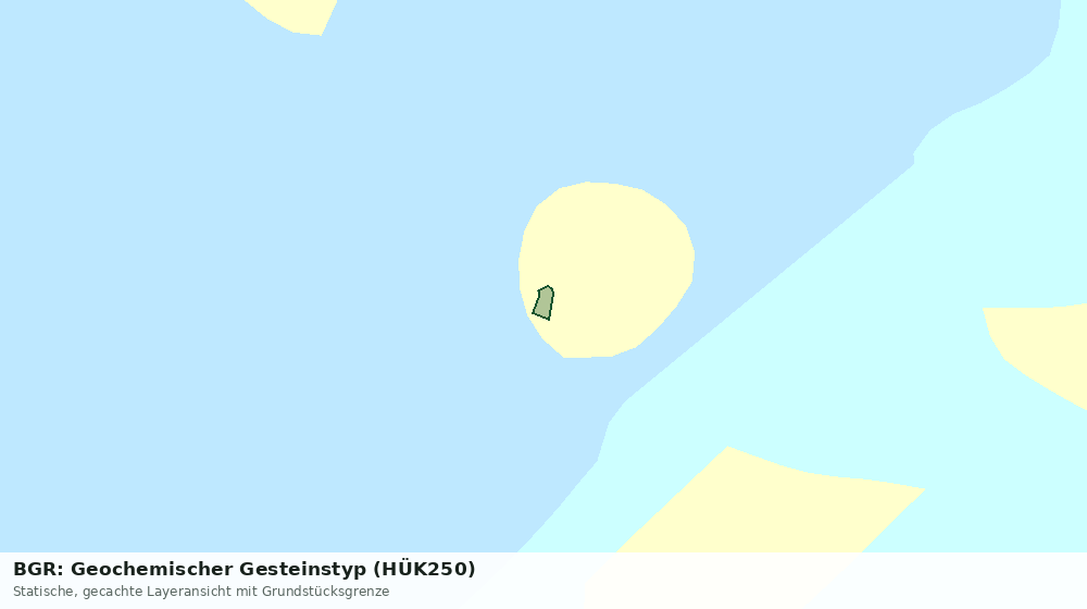Statische Kartenansicht: BGR: Geochemischer Gesteinstyp (HÜK250)