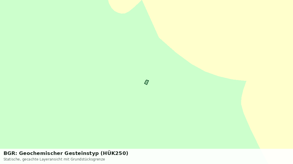Statische Kartenansicht: BGR: Geochemischer Gesteinstyp (HÜK250)