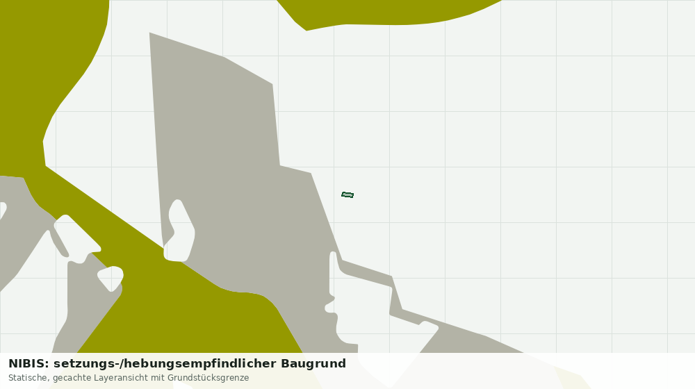 Statische Kartenansicht: NIBIS: setzungs-/hebungsempfindlicher Baugrund