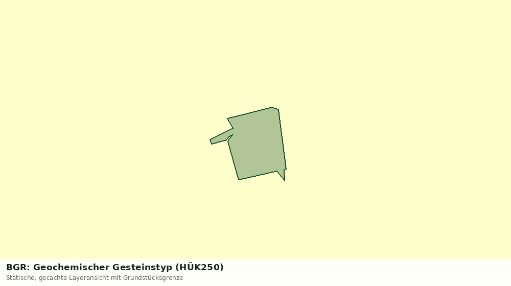 Statische Kartenansicht: BGR: Geochemischer Gesteinstyp (HÜK250)