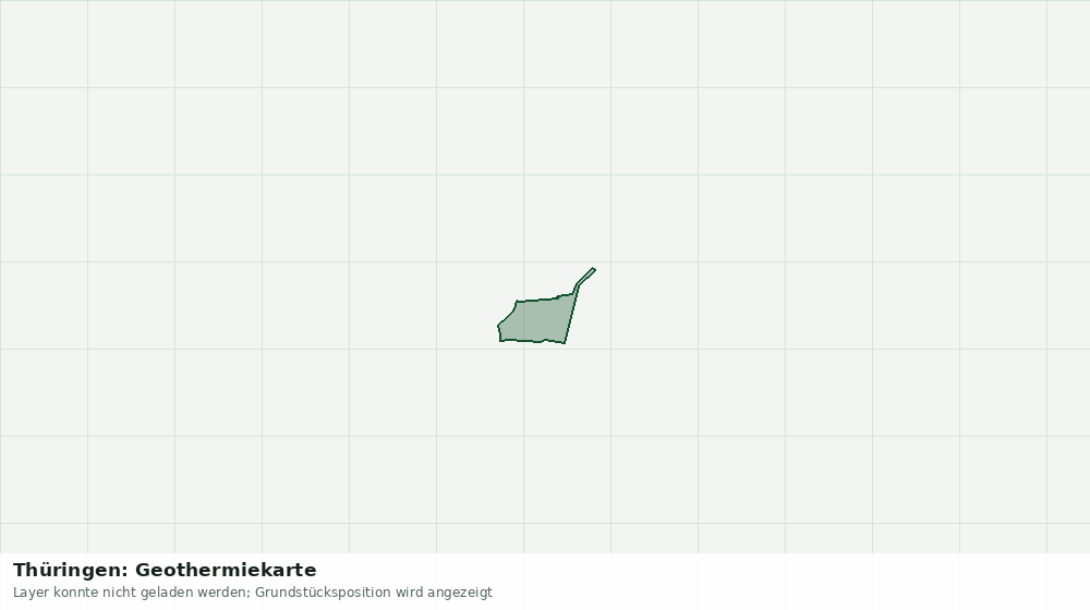 Statische Kartenansicht: Thüringen: Geothermiekarte