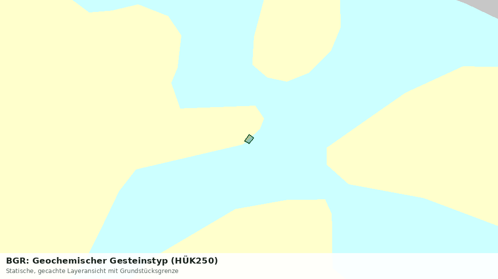 Statische Kartenansicht: BGR: Geochemischer Gesteinstyp (HÜK250)