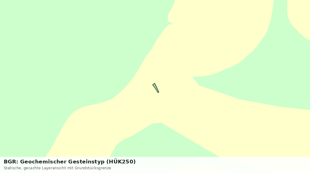 Statische Kartenansicht: BGR: Geochemischer Gesteinstyp (HÜK250)
