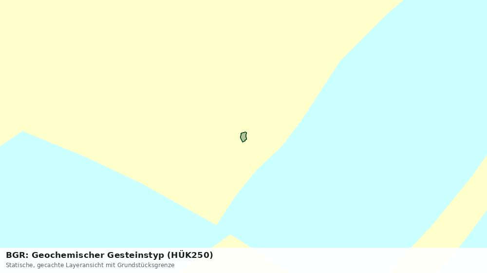 Statische Kartenansicht: BGR: Geochemischer Gesteinstyp (HÜK250)