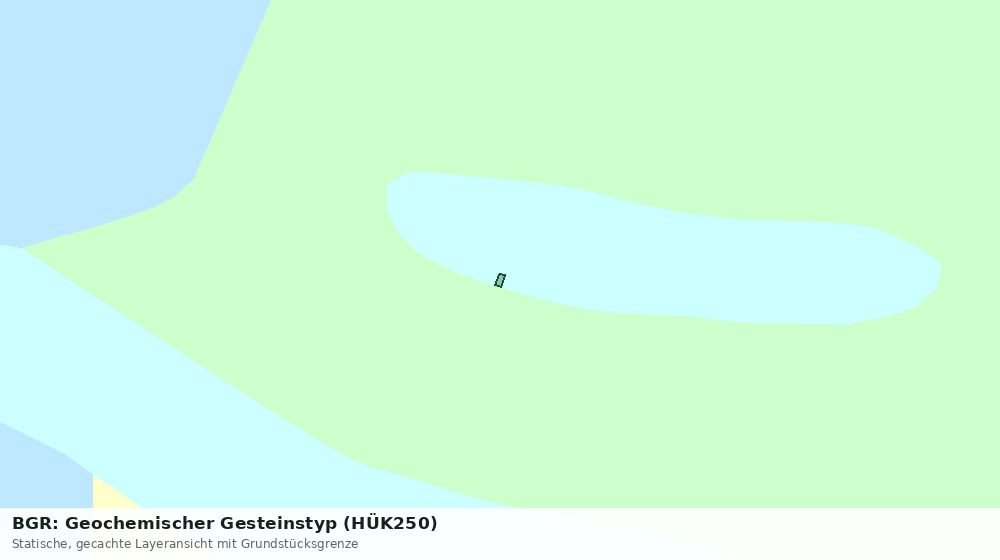 Statische Kartenansicht: BGR: Geochemischer Gesteinstyp (HÜK250)