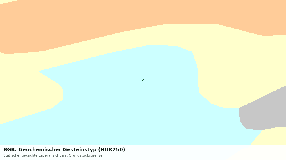 Statische Kartenansicht: BGR: Geochemischer Gesteinstyp (HÜK250)