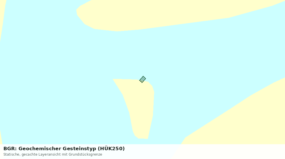 Statische Kartenansicht: BGR: Geochemischer Gesteinstyp (HÜK250)