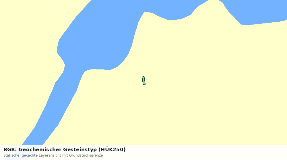 Statische Kartenansicht: BGR: Geochemischer Gesteinstyp (HÜK250)