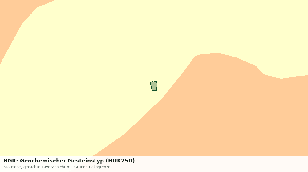 Statische Kartenansicht: BGR: Geochemischer Gesteinstyp (HÜK250)