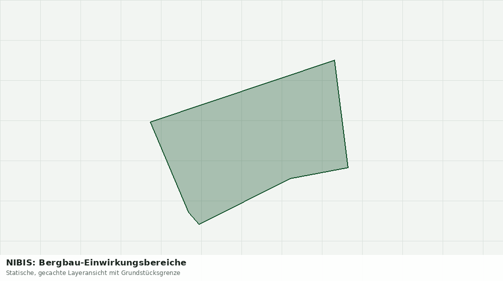 Statische Kartenansicht: NIBIS: Bergbau-Einwirkungsbereiche
