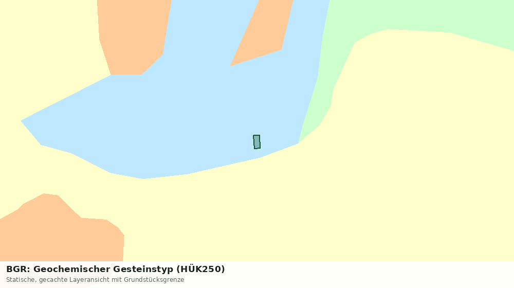 Statische Kartenansicht: BGR: Geochemischer Gesteinstyp (HÜK250)