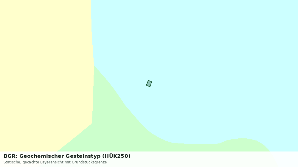 Statische Kartenansicht: BGR: Geochemischer Gesteinstyp (HÜK250)