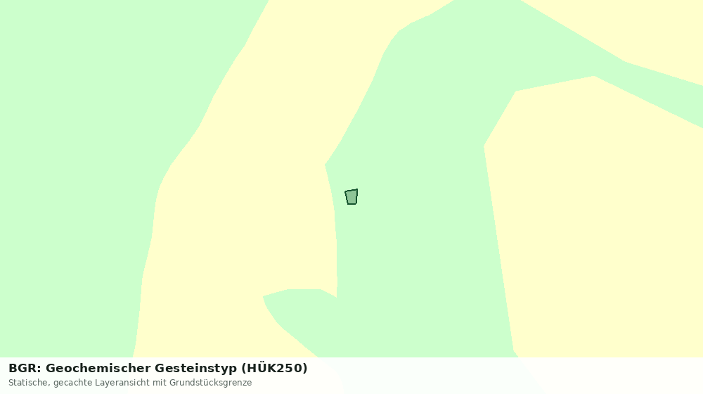 Statische Kartenansicht: BGR: Geochemischer Gesteinstyp (HÜK250)