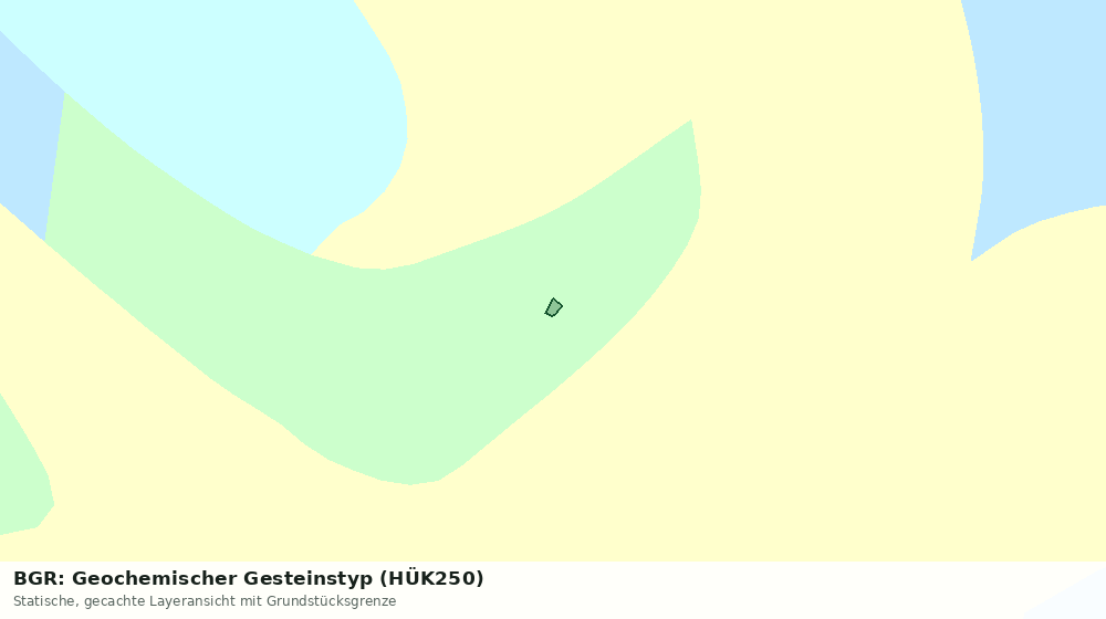 Statische Kartenansicht: BGR: Geochemischer Gesteinstyp (HÜK250)