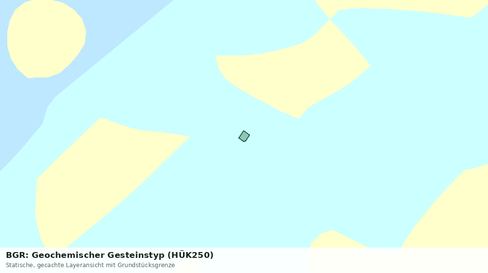 Statische Kartenansicht: BGR: Geochemischer Gesteinstyp (HÜK250)