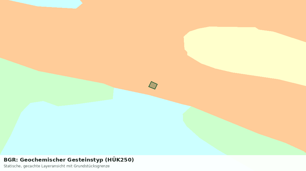 Statische Kartenansicht: BGR: Geochemischer Gesteinstyp (HÜK250)