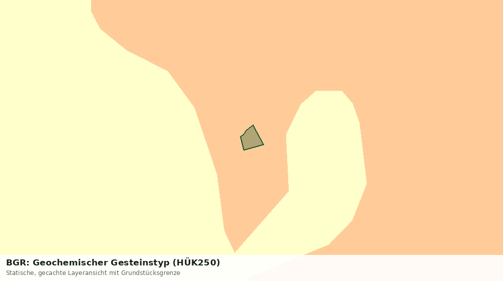 Statische Kartenansicht: BGR: Geochemischer Gesteinstyp (HÜK250)