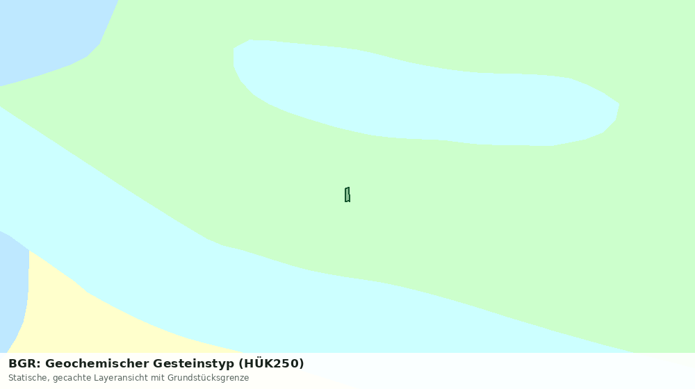 Statische Kartenansicht: BGR: Geochemischer Gesteinstyp (HÜK250)