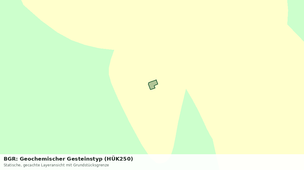 Statische Kartenansicht: BGR: Geochemischer Gesteinstyp (HÜK250)