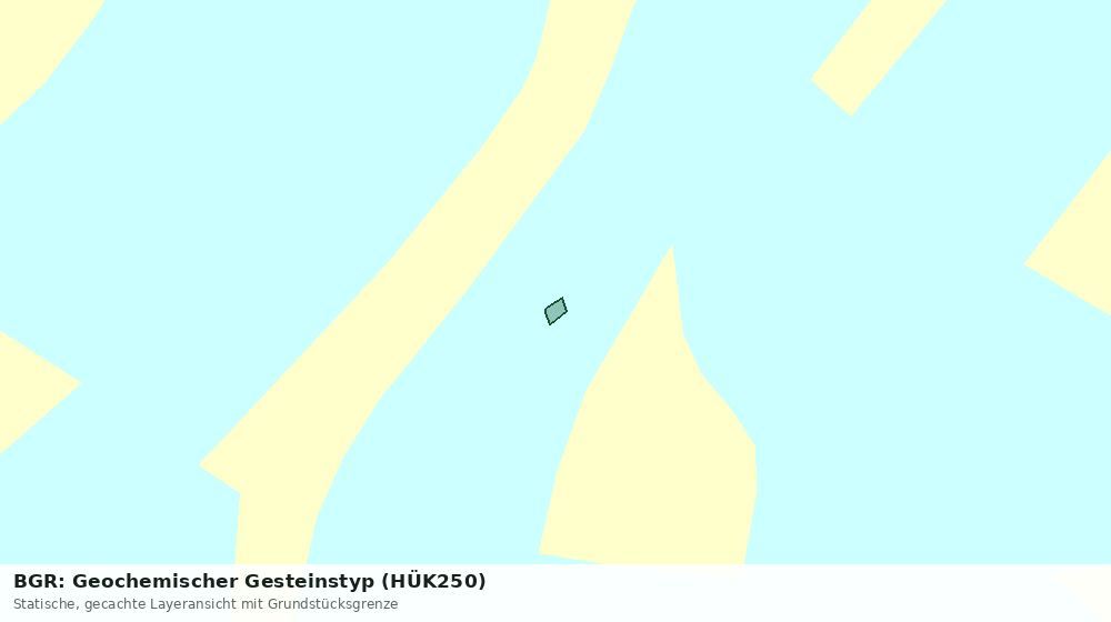 Statische Kartenansicht: BGR: Geochemischer Gesteinstyp (HÜK250)