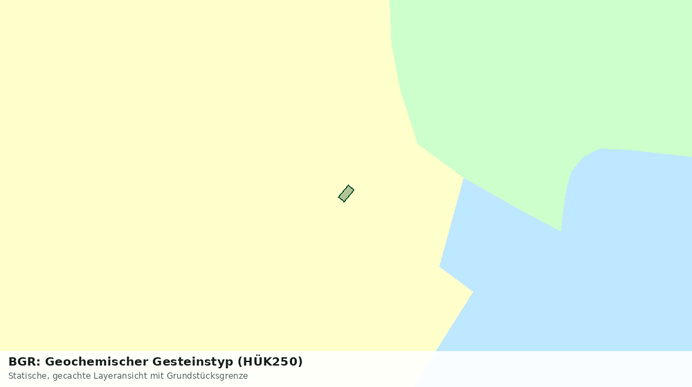 Statische Kartenansicht: BGR: Geochemischer Gesteinstyp (HÜK250)