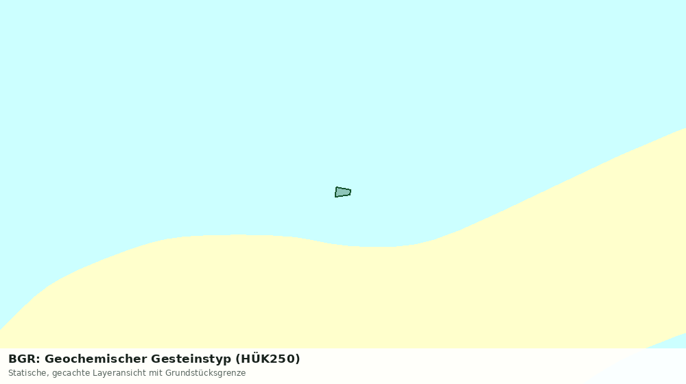 Statische Kartenansicht: BGR: Geochemischer Gesteinstyp (HÜK250)