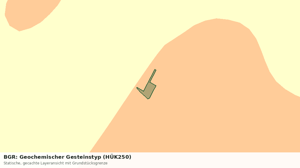 Statische Kartenansicht: BGR: Geochemischer Gesteinstyp (HÜK250)