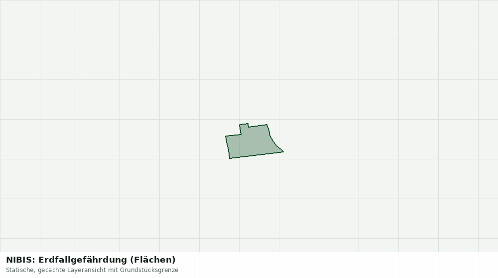 Statische Kartenansicht: NIBIS: Erdfallgefährdung (Flächen)