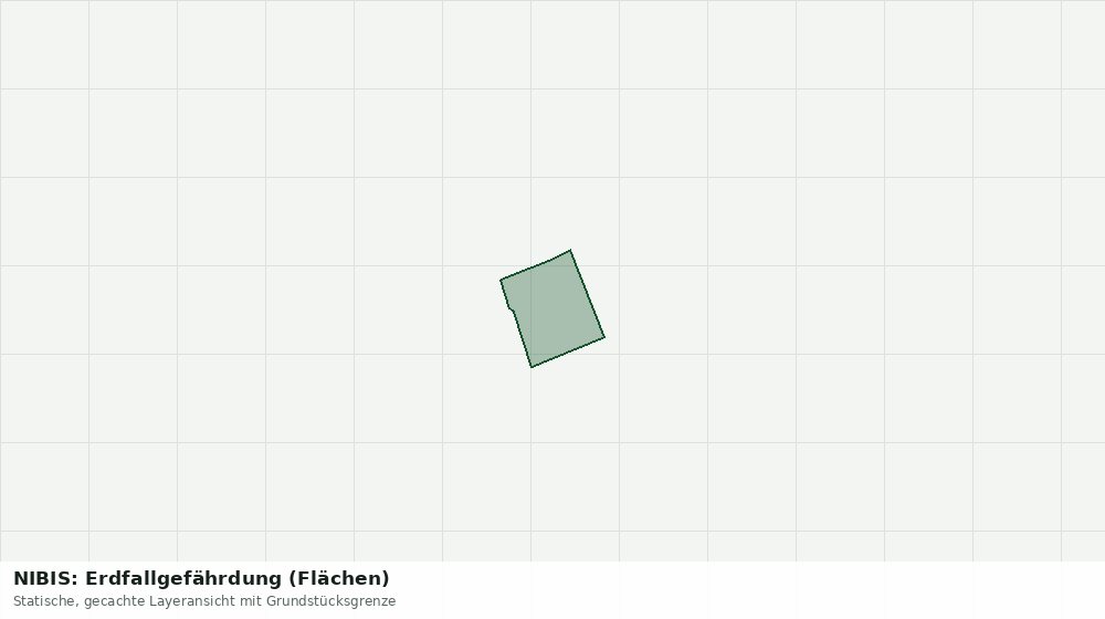 Statische Kartenansicht: NIBIS: Erdfallgefährdung (Flächen)