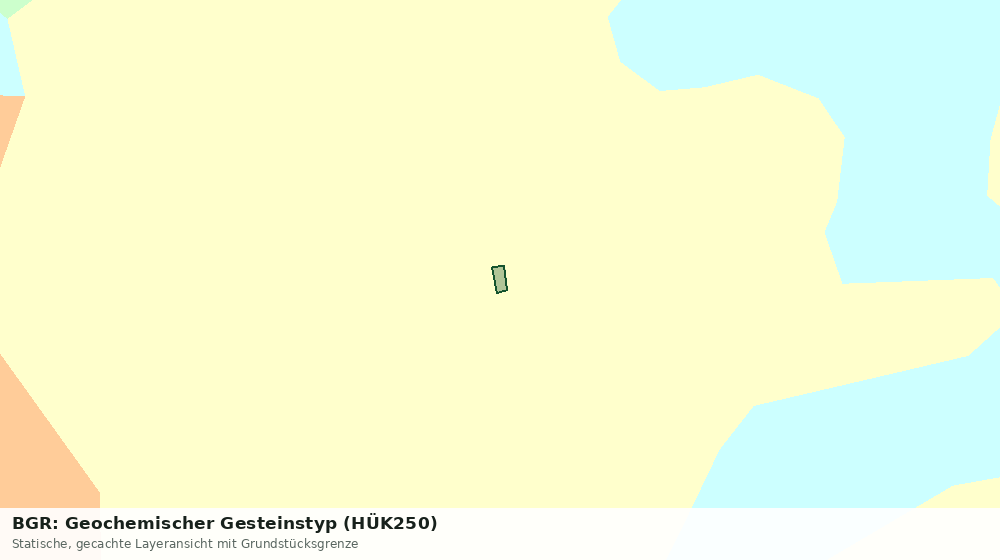 Statische Kartenansicht: BGR: Geochemischer Gesteinstyp (HÜK250)