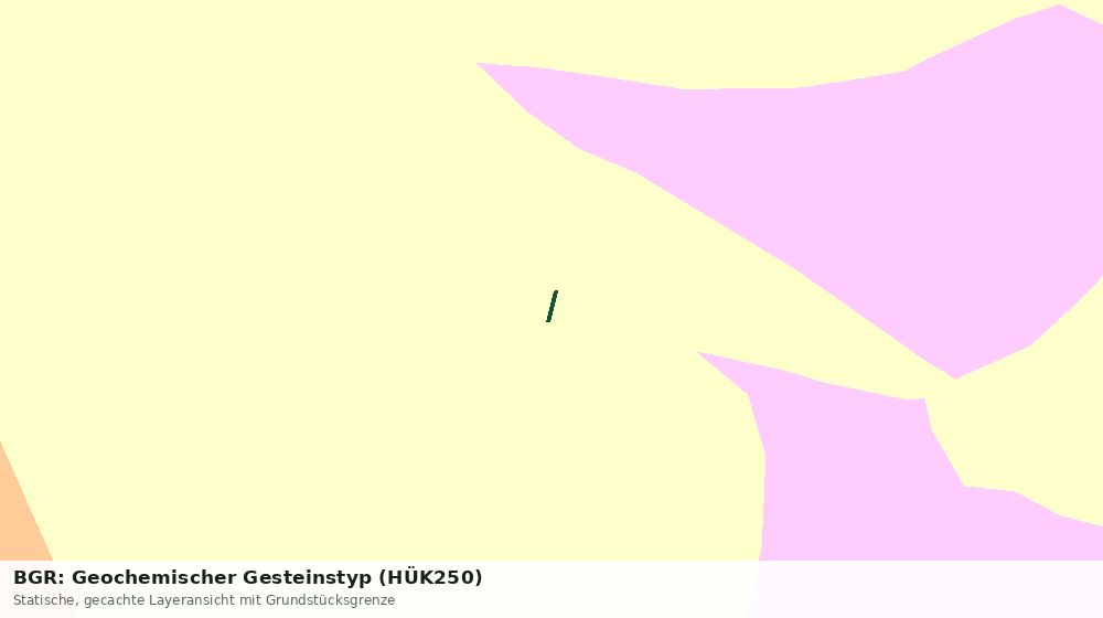 Statische Kartenansicht: BGR: Geochemischer Gesteinstyp (HÜK250)