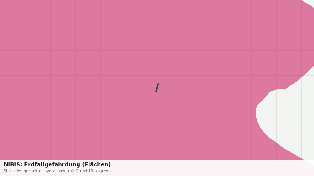 Statische Kartenansicht: NIBIS: Erdfallgefährdung (Flächen)