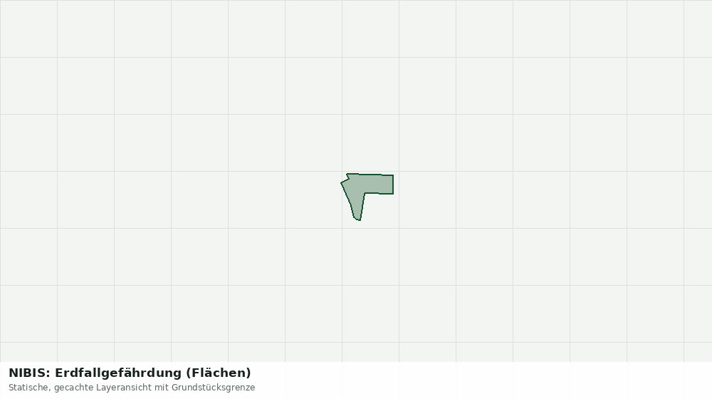 Statische Kartenansicht: NIBIS: Erdfallgefährdung (Flächen)