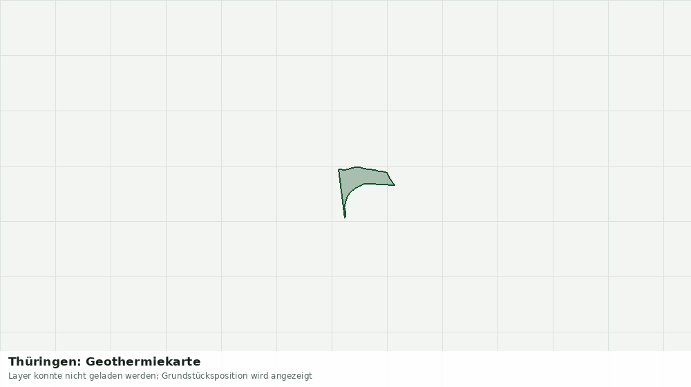 Statische Kartenansicht: Thüringen: Geothermiekarte