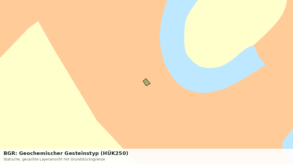 Statische Kartenansicht: BGR: Geochemischer Gesteinstyp (HÜK250)