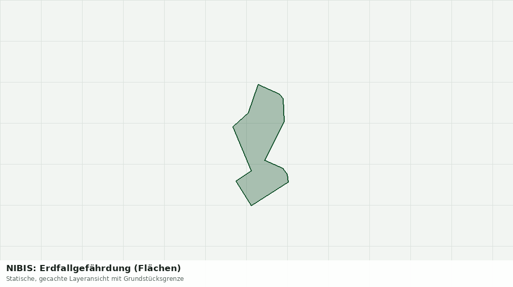 Statische Kartenansicht: NIBIS: Erdfallgefährdung (Flächen)