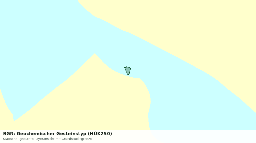 Statische Kartenansicht: BGR: Geochemischer Gesteinstyp (HÜK250)