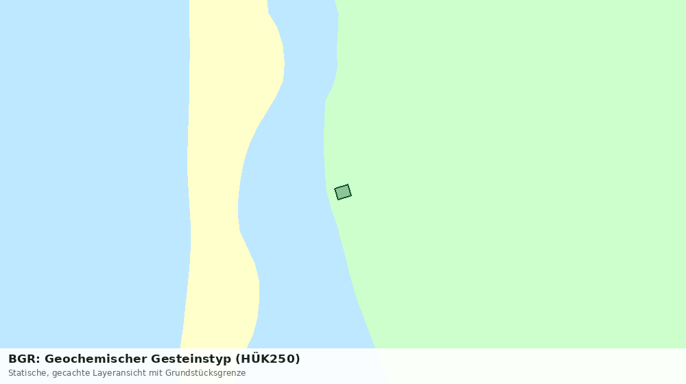 Statische Kartenansicht: BGR: Geochemischer Gesteinstyp (HÜK250)