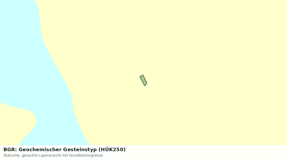 Statische Kartenansicht: BGR: Geochemischer Gesteinstyp (HÜK250)