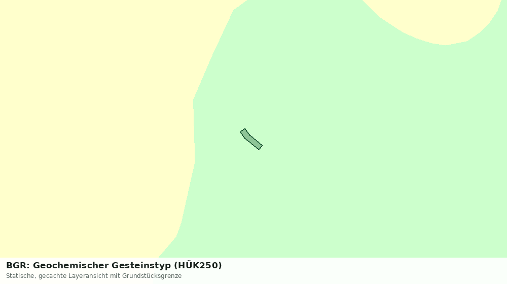 Statische Kartenansicht: BGR: Geochemischer Gesteinstyp (HÜK250)