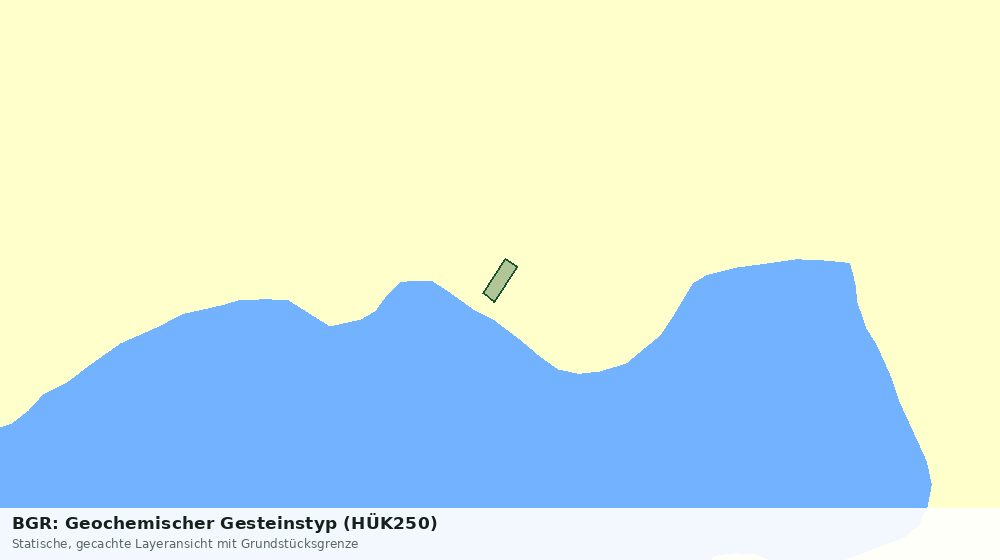 Statische Kartenansicht: BGR: Geochemischer Gesteinstyp (HÜK250)