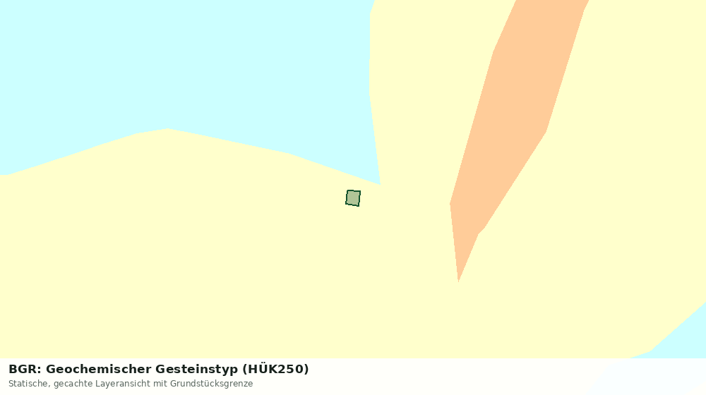 Statische Kartenansicht: BGR: Geochemischer Gesteinstyp (HÜK250)