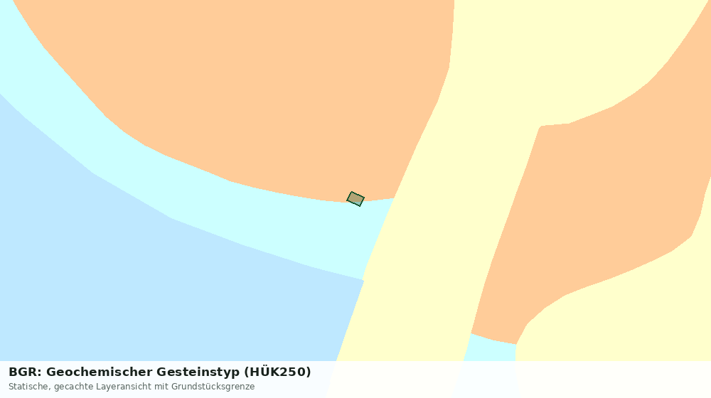 Statische Kartenansicht: BGR: Geochemischer Gesteinstyp (HÜK250)