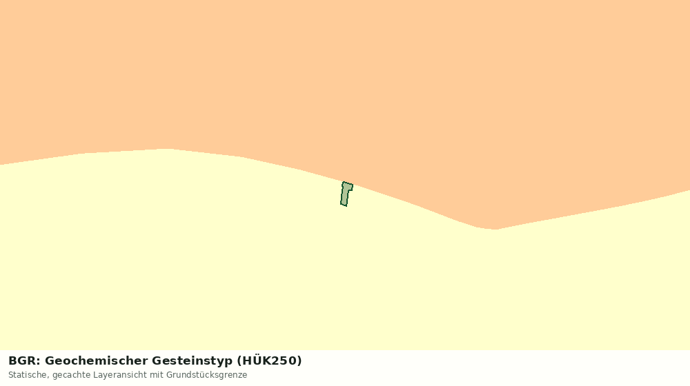 Statische Kartenansicht: BGR: Geochemischer Gesteinstyp (HÜK250)