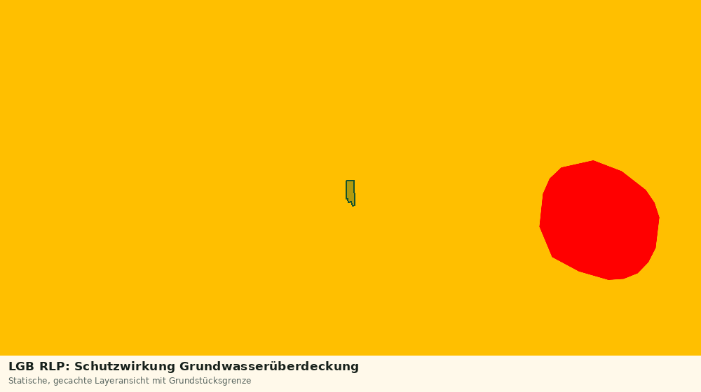 Statische Kartenansicht: LGB RLP: Schutzwirkung Grundwasserüberdeckung