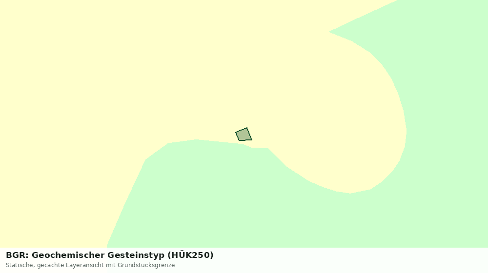 Statische Kartenansicht: BGR: Geochemischer Gesteinstyp (HÜK250)